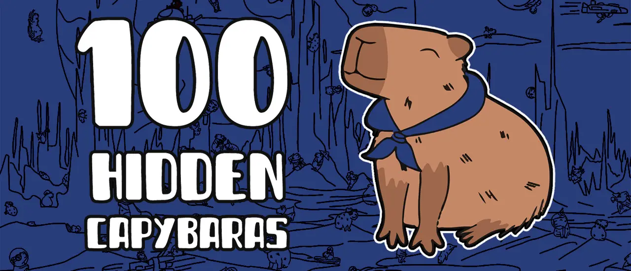 Jogue 100 Capivaras Escondidas - Jogo de Aventura e Quebra-Cabeça