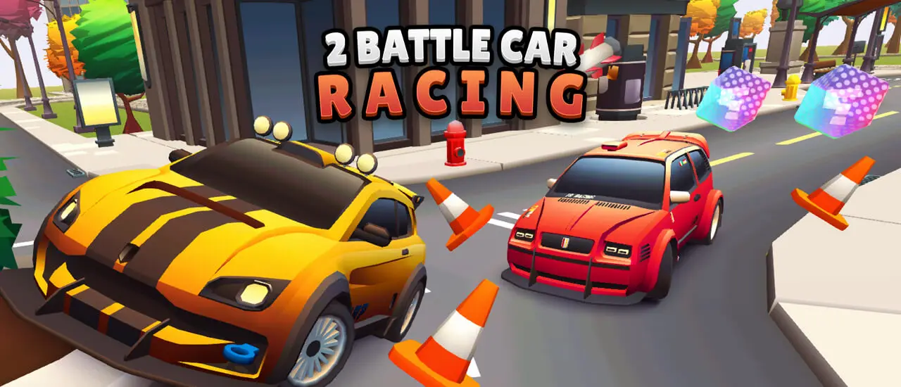 2 Player Battle Car Racing - Jogue Online e Grátis