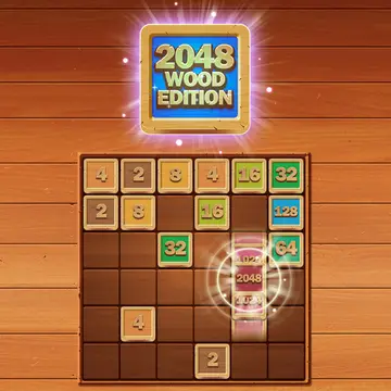 2048 Wooden Edition - Juego de Puzzle para Móviles y PC Gratis