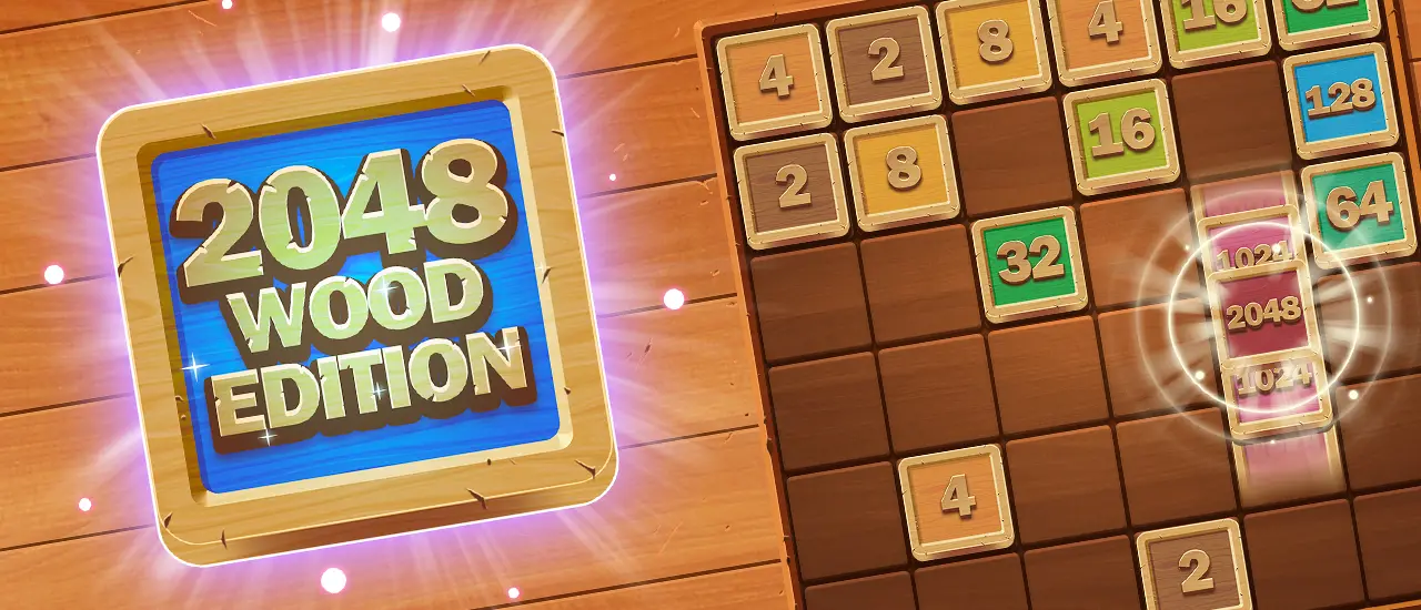 2048 Wooden Edition - Juego de Puzzle para Móviles y PC Gratis