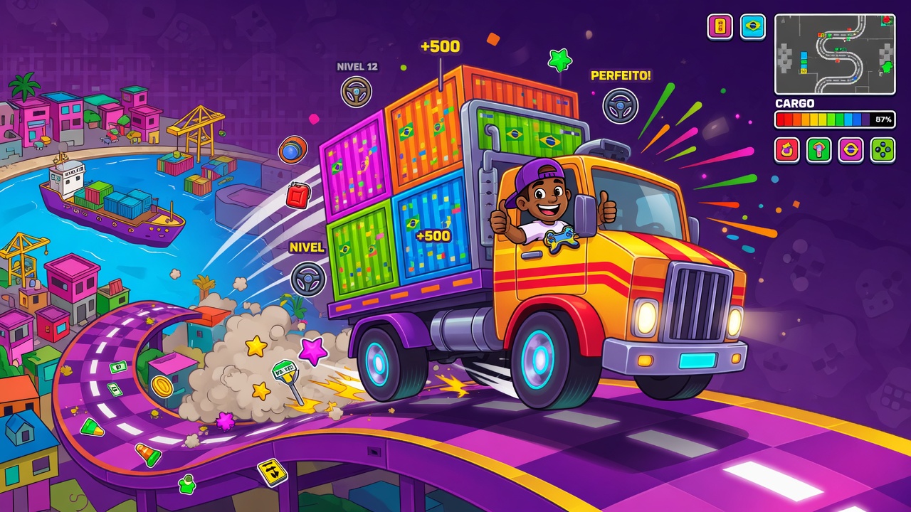 cargo truck transport simulator game