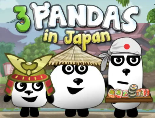 3 Pandas In Japan HTML5 - Play Free Adventure Game Online