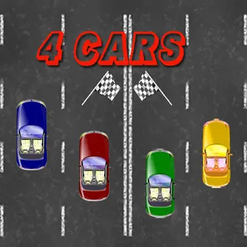 4 Cars Spiel online kostenlos - Rennspiel & Fahrspiel für unterwegs