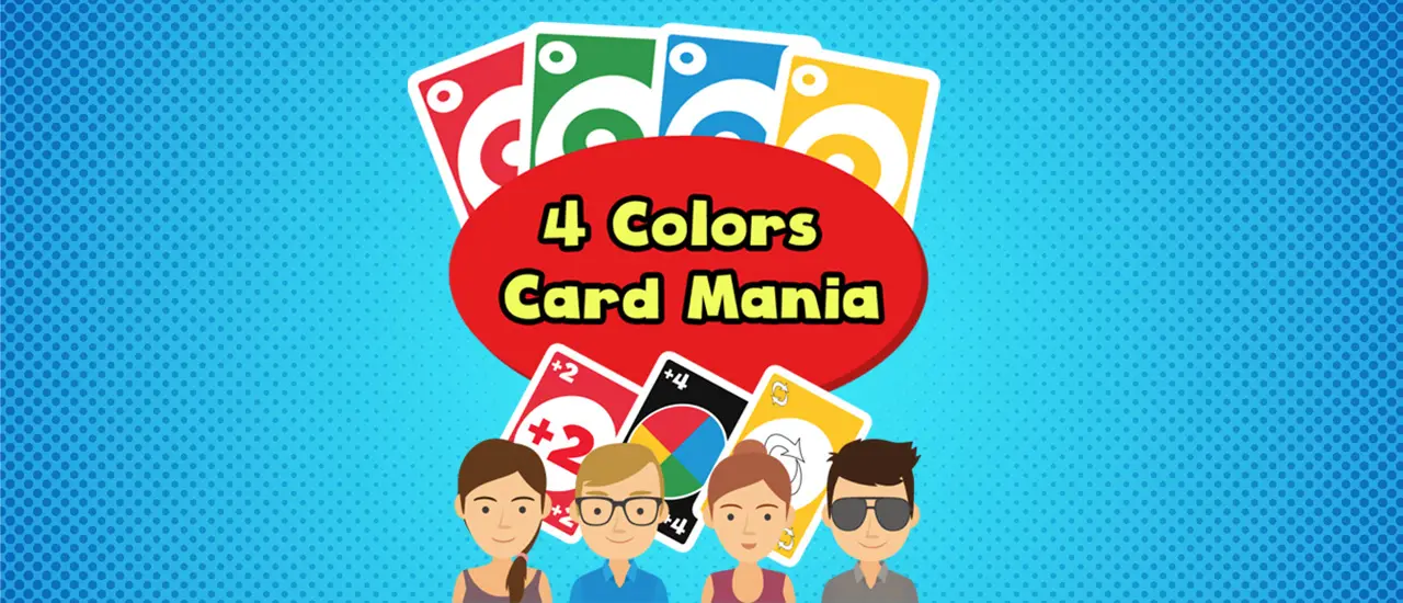4 Colors Card Mania - Jogo de Cartas Online Grátis