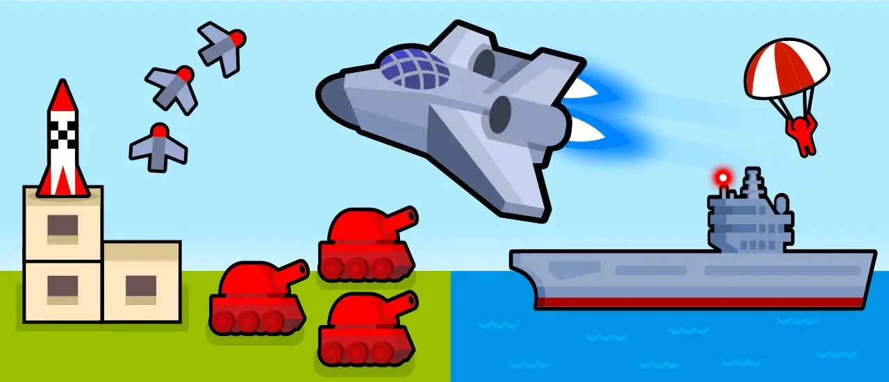Air Strike 2D - Jogo de Tiro e Ação Online Grátis