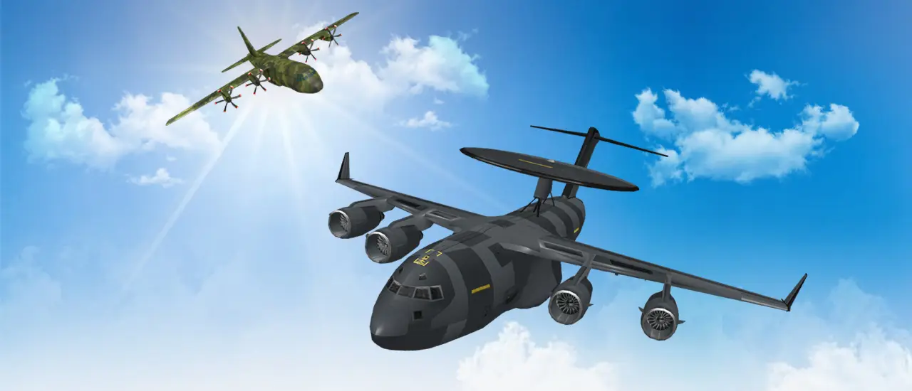 Air War Plane Flight Simulator Challenge 3D - Juego de simulador de aviones