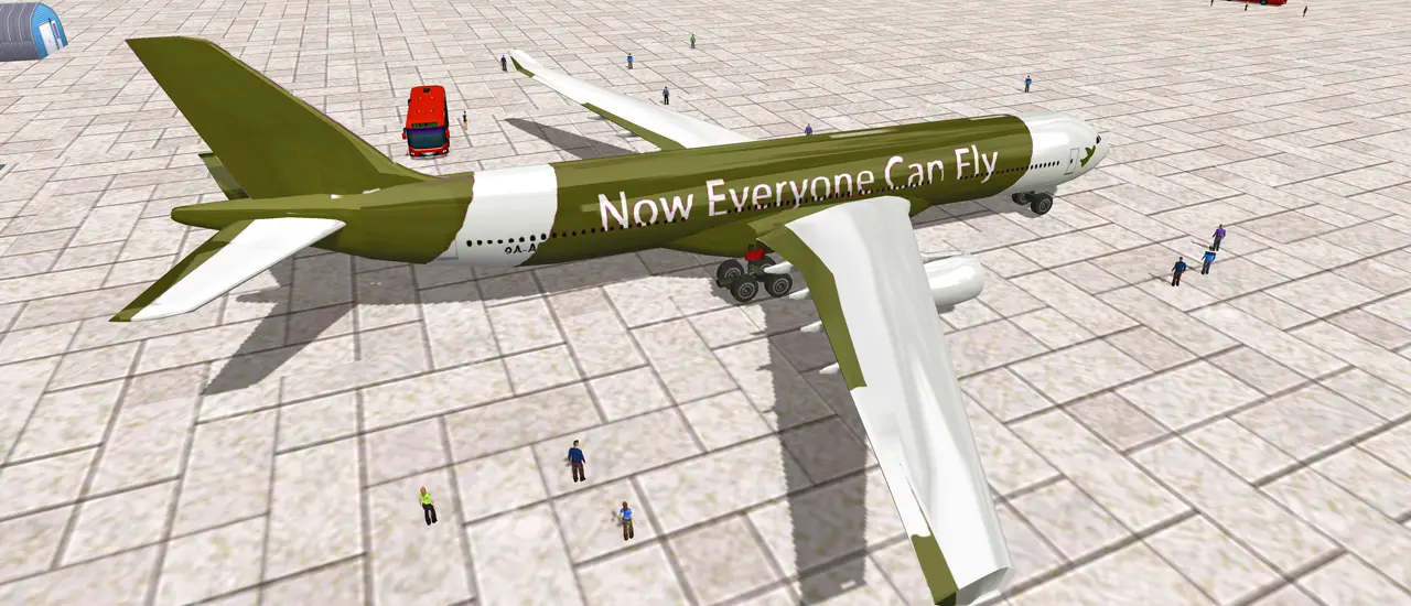 Airplane Flight 3D Simulator 無料で遊べる飛行シミュレーションゲーム