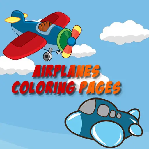 Airplanes Coloring Pages - Jeu de coloriage en ligne gratuit pour enfants