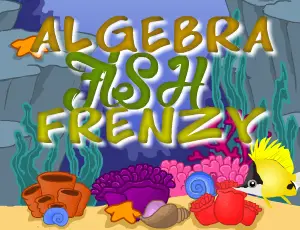 Algebraic Fish Frenzy: Juego educativo para aprender álgebra online gratis