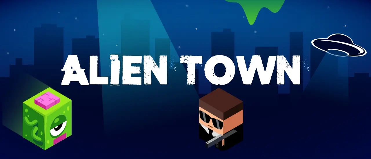 Alien Town - オンラインシューティングゲームで遊ぶ無料アクションゲーム