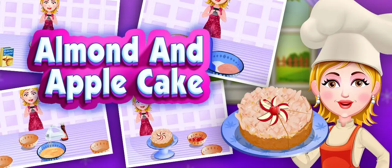 Almond And Apple Cake - Juego de Cocina y Decoración para Niños