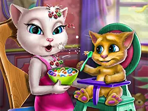 Angela Toddler Feed - Jogo de Alimentar Crianças Grátis