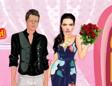 Angelina y Brad Cita Romántica - Juega Gratis en Línea