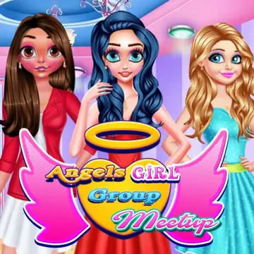 Angels Girl Group Meetup - Dress Up & Makeup Play Game