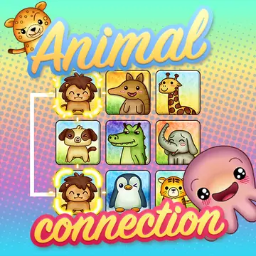 Animal Connection 無料パズルゲーム｜オンラインで遊べるマッチングゲーム