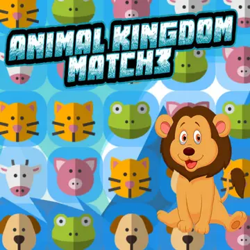 Animal Kingdom Match 3 - 人気のマッチ3パズルゲームを無料でプレイ