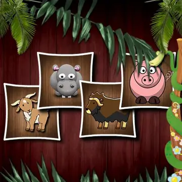 Animal Shapes 3 - Jeu de puzzle en ligne gratuit pour enfants