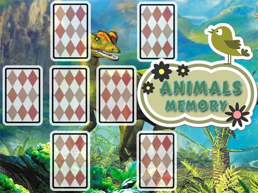 Animals Cards Memory - Free Online Matching Game