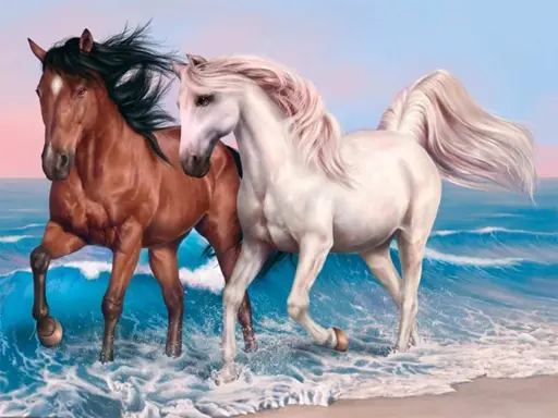 Animals Jigsaw Puzzle Horses – Kostenlos online spielen