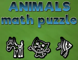 Animals math puzzles - Ücretsiz Çocuklar İçin Matematik Oyunları