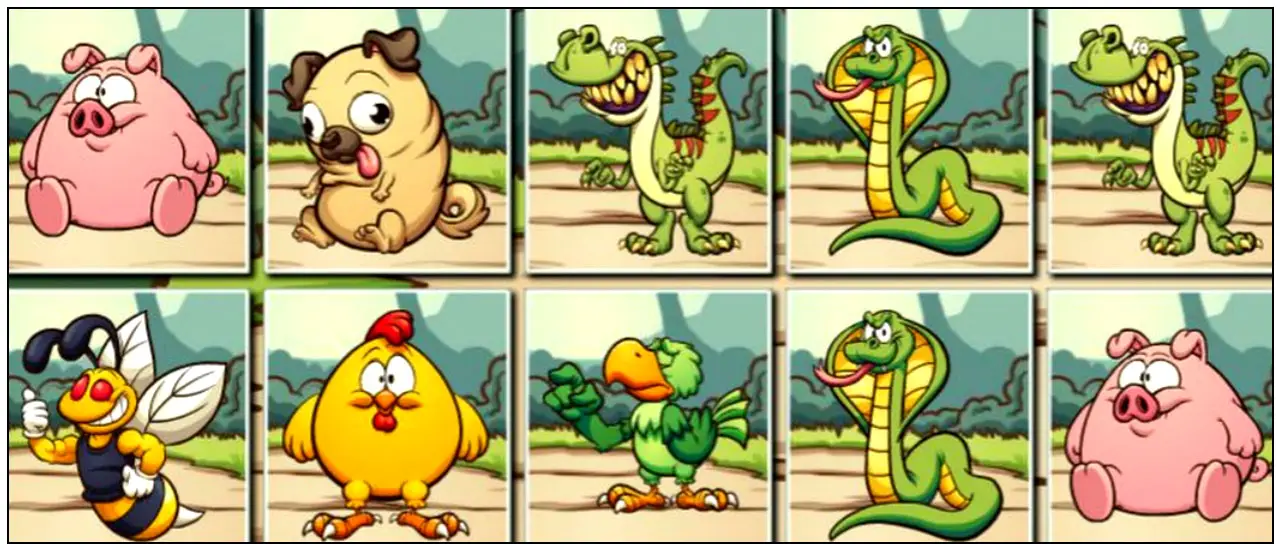 Animals Memo Match