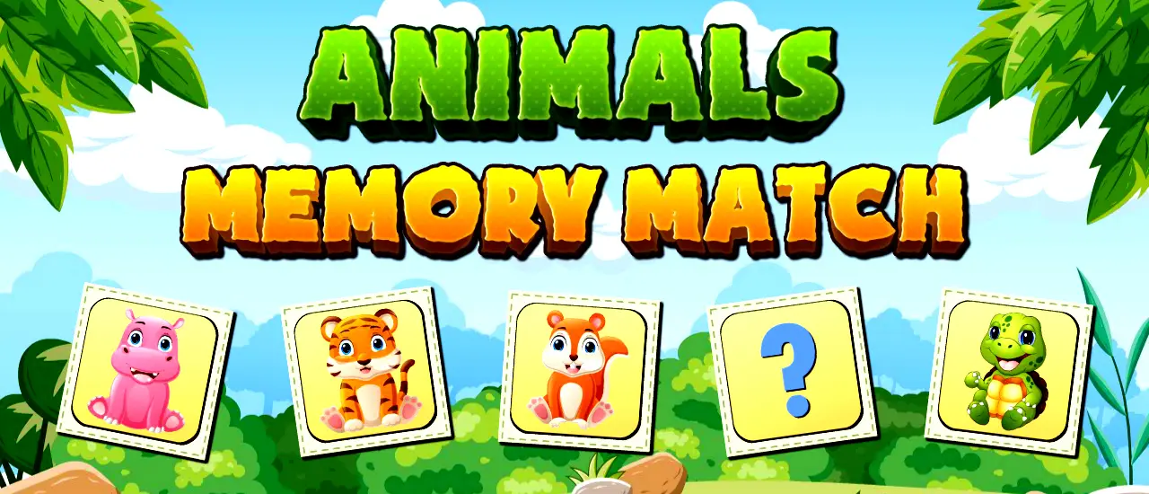 Animals Memory Match - Ücretsiz Eşleştirme Oyunu Oyna