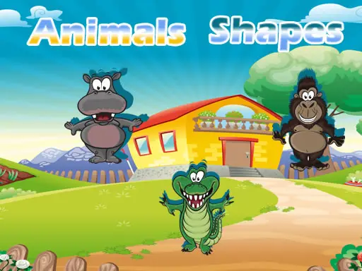Animals Shapes - Jeu de Puzzle en Ligne Gratuit pour Enfants