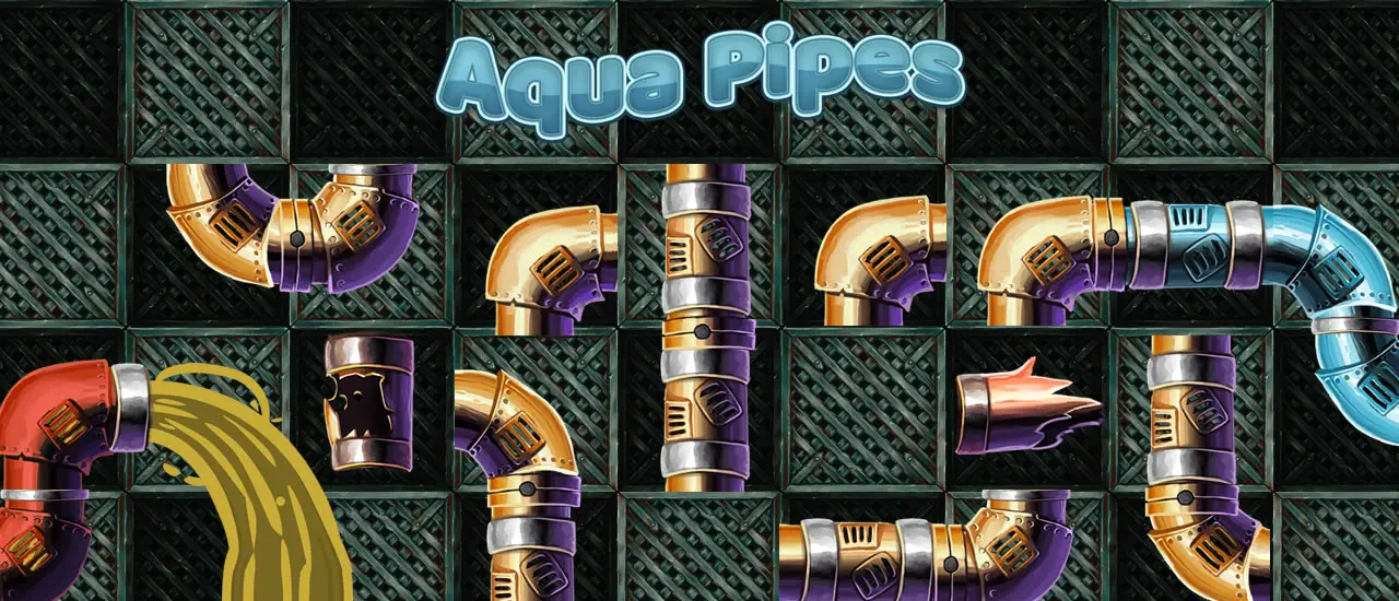 Aqua Pipes - Jeu de Puzzle en Ligne Gratuit