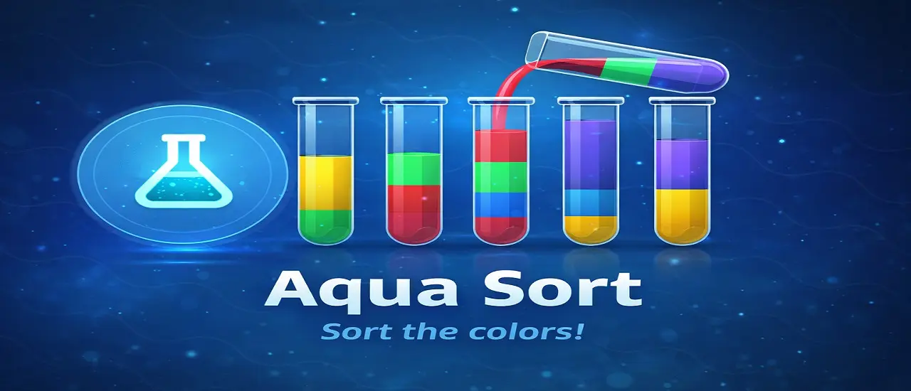 Aqua Sort: Wasserfarben Puzzle – Kostenloses Spiel zum Sortieren