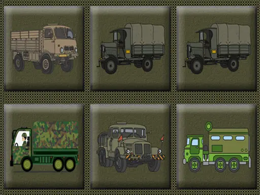 Army Trucks Memory Spiel kostenlos online spielen
