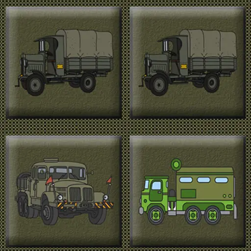 Army Trucks Memory Spiel kostenlos online spielen