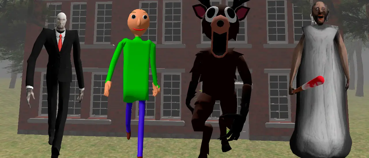 Asylum: Baldi Granny Slender Oyna - Korku ve Macera Oyunu