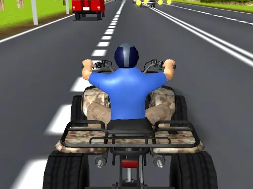 ATV Highway Traffic Oyna - Ücretsiz Yarış ve Sürüş Oyunu