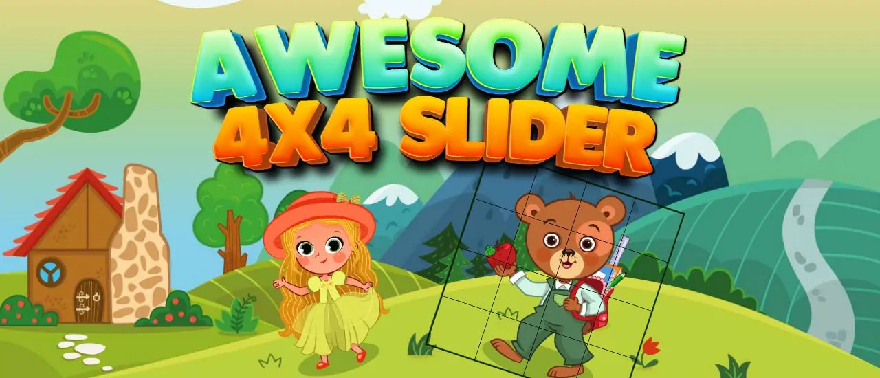 Awesome 4x4 Slider - Ücretsiz Bulmaca Oyunları