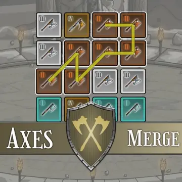 Axes Merge – Kostenloses Puzzlespiel zum Zusammenfügen und Verbessern