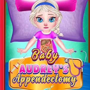 Baby Audrey Appendectomy - お医者さんごっこ遊びと着せ替えゲーム