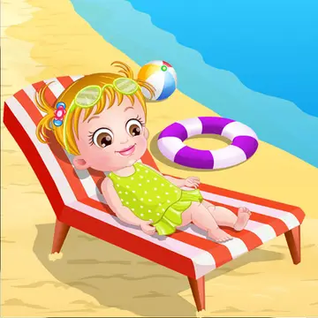 Baby Hazel ビーチで遊ぶ無料ゲーム - 子供向けオンラインゲーム