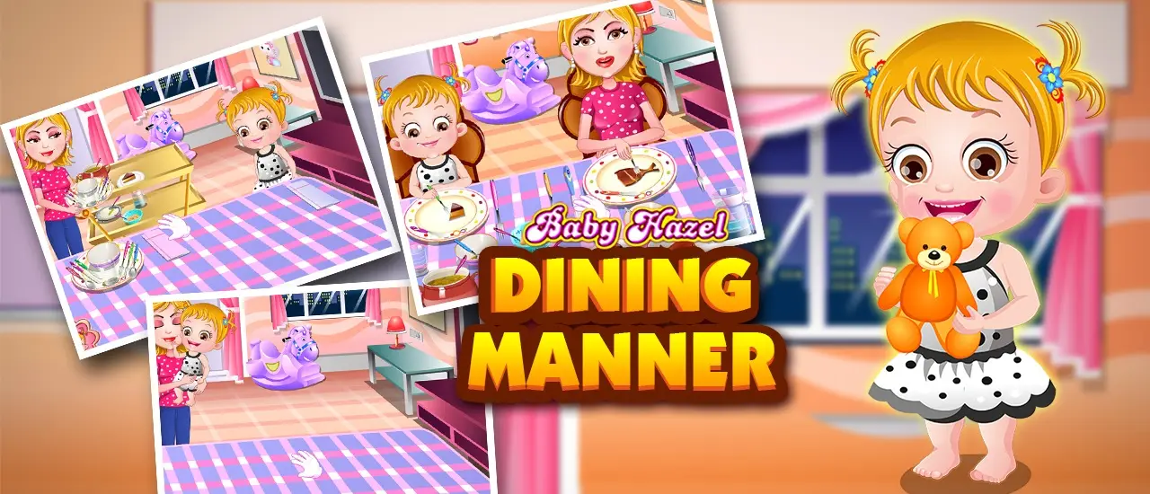 Baby Hazel Dining Manners - Jeu d'apprentissage en ligne gratuit