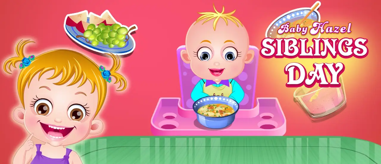 Baby Hazel ألعاب أونلاين لعيد الأشقاء - لعب وتسلية الأطفال