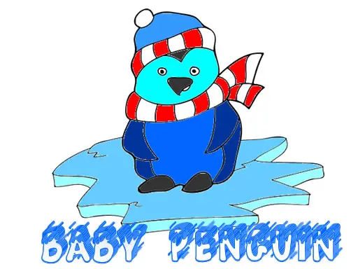 Baby Penguin Coloring Jogo de Colorir Infantil Grátis