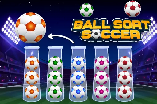 Ball Sort Soccer – Kostenloses Puzzlespiel zum Weltcup online spielen