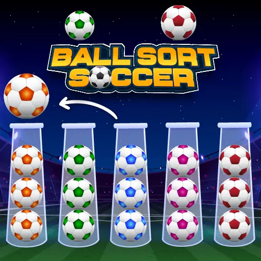 Ball Sort Soccer – Kostenloses Puzzlespiel zum Weltcup online spielen