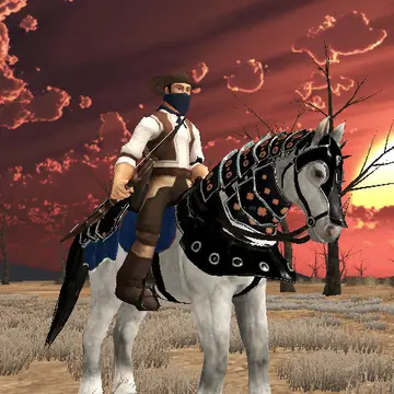 Bandits Multiplayer PVP - Play Online Battle Game with Horses and Zombies