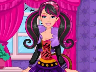 Barbie Monster High Halloween - Juego de vestir gratis