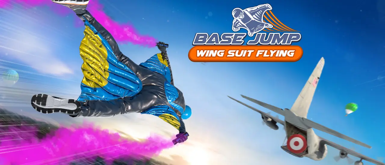 Base Jump Wingsuit Flying