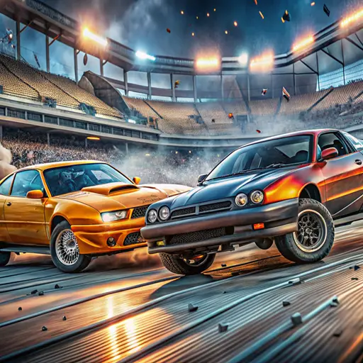 Battle Arena Race to Win - Play Online Car Battle Game