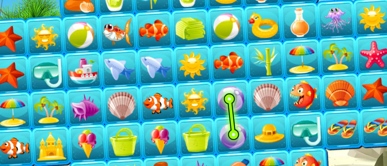 Beach Connect Mahjong kostenlos online spielen - Mahjong & Connect