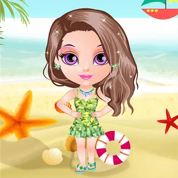 Beach Dress Up - Juego de vestir en la playa gratis para jugar