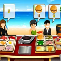 ビーチレストランゲーム - 簡単操作の料理ゲームで遊ぼう