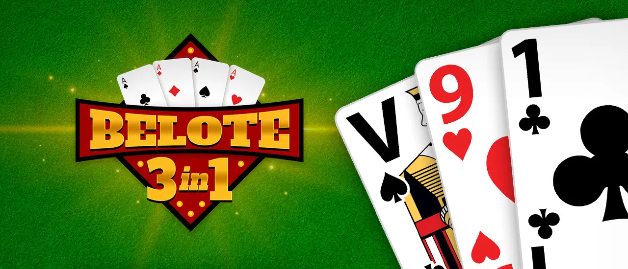 Belote 3in1 - Play Card Games Online Free